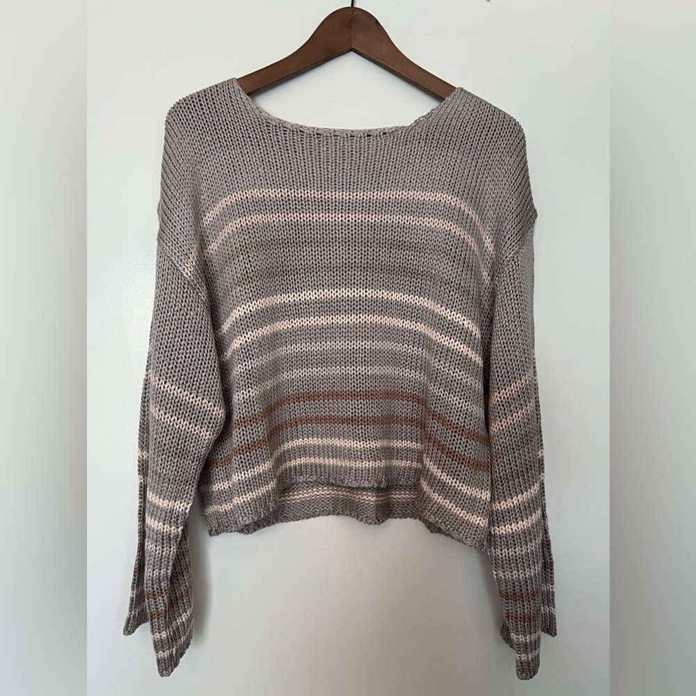 Striped Knit Sweater